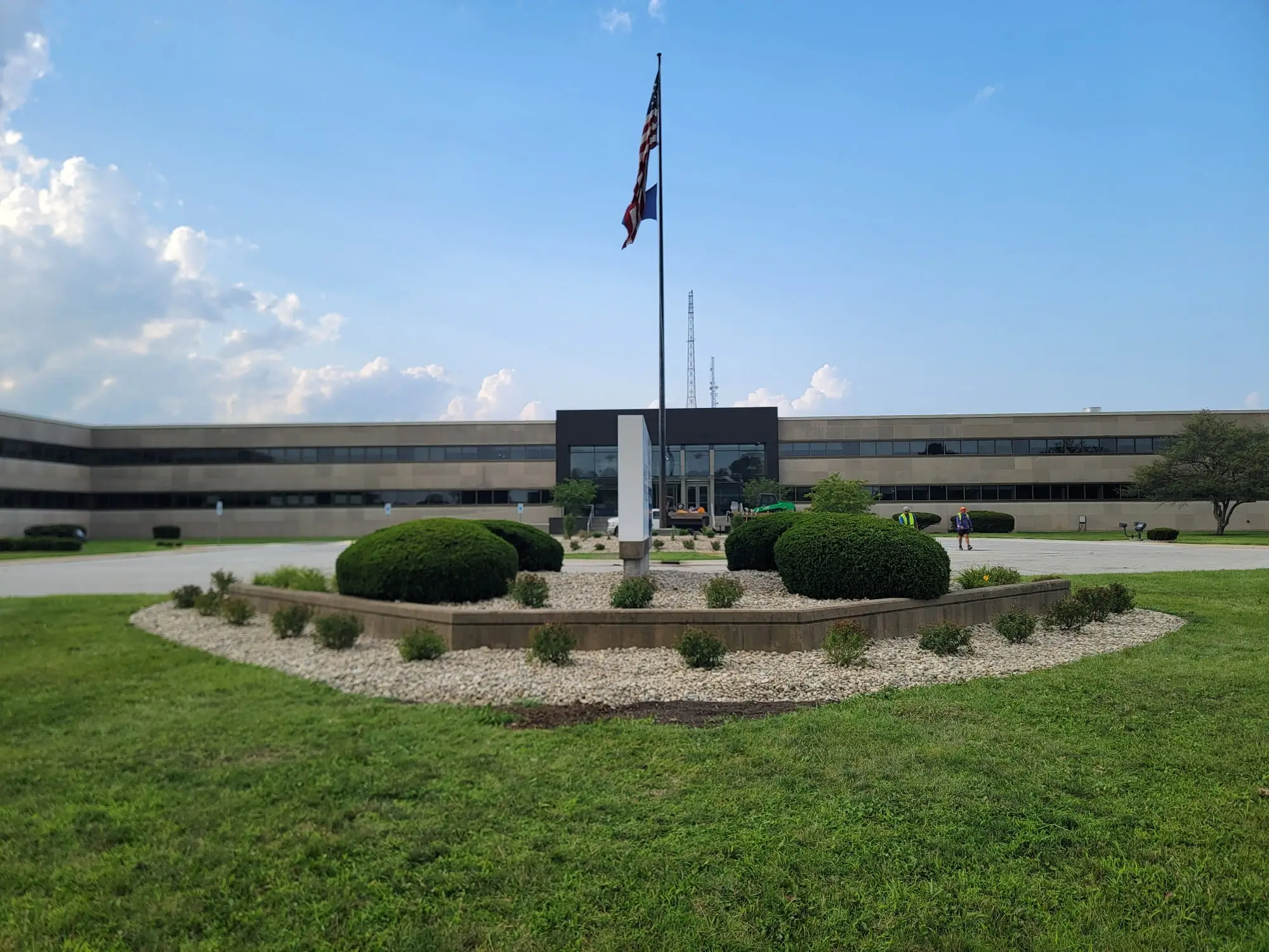 Commercial Landscaping for Duke Energy in Plainfield Indiana